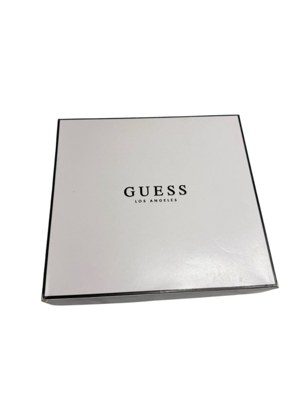 Guess Hidy Suede Sandals Shoes Wedge Espadrille Buckle Light Gray 8.5 NIB - Picture 13 of 13